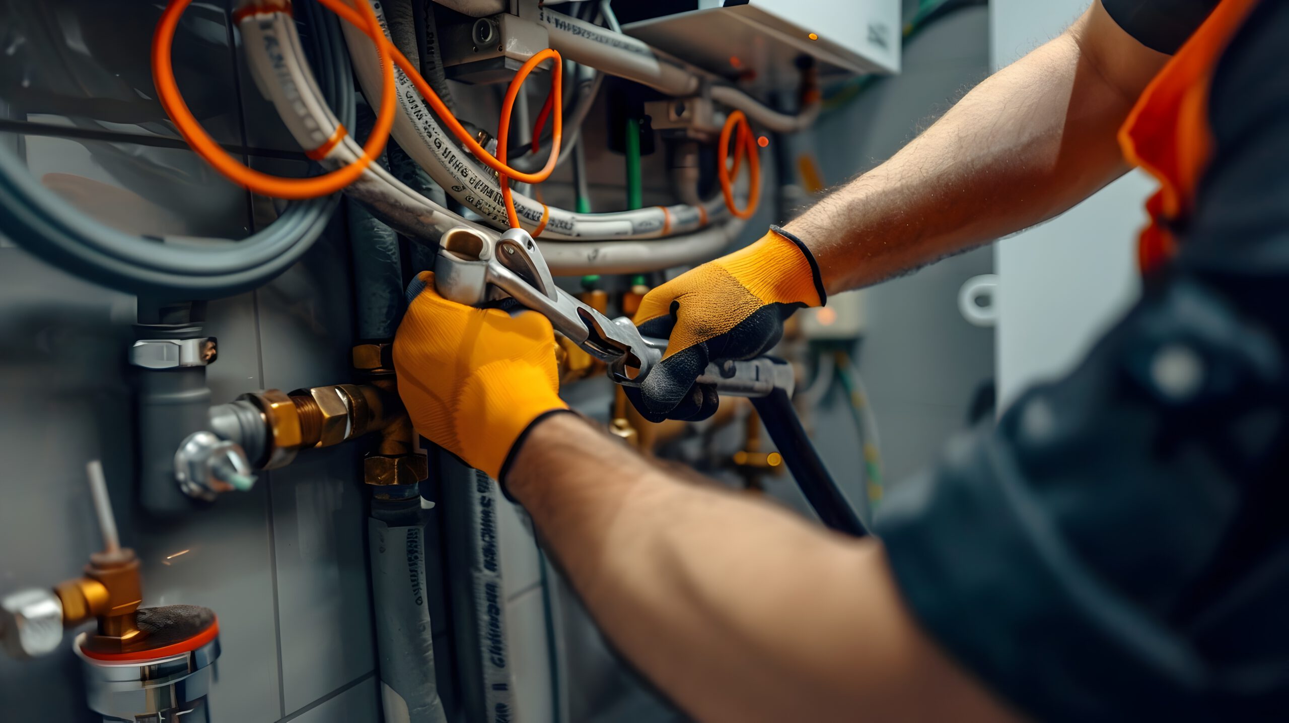 plumber's expertise: water heater repair in an industrial utilit